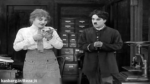 فیلم کمدی بانک - چارلی چاپلین |  The Bank - 1915