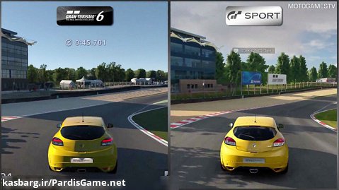 مقایسه نسخه آزمایشی بازی Gran Turismo Sport و  Gran Tur
