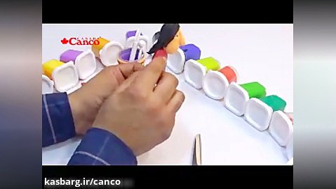 آموزش ساخت عروسک گیگیلی با خمیر سبک کنکو