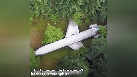 مردی که هواپیما بوینگ 727 را به خانه شخصی تبدیل کرده