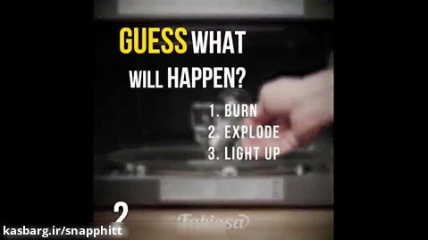 اگر یک لامپ را درون ماکروفر بگذارید، چه رخ می دهد؟