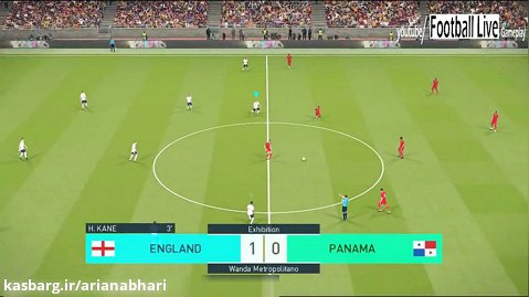 PES 2018 | ENGLAND vs PANAMA | Full Match  Amazing Goals | Gameplay PC