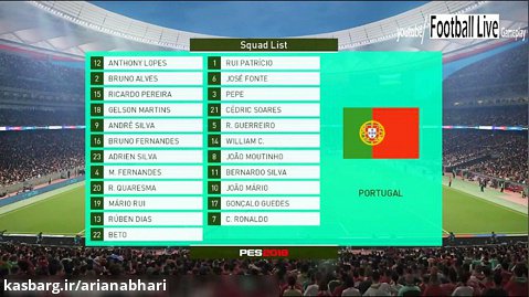PES 2018 | IRAN vs PORTUGAL | Full Match  Amazing Goals | Gameplay PC