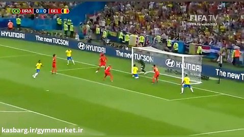 خلاصه بازی بلژیک2 _ برزیل1 جام جهانی 2018