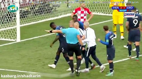 بازی فینال فرانسه کرواسی جام جهانی 2018 (کامل) نیمه اول