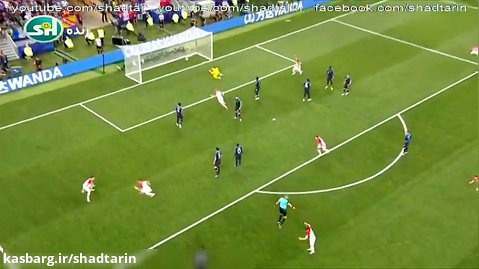 گلهای دیدنی بازی فینال فرانسه کرواسی در جام جهانی 2018