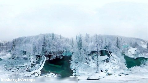 فیلم 360 درجه آرام بخش مناطق برفی