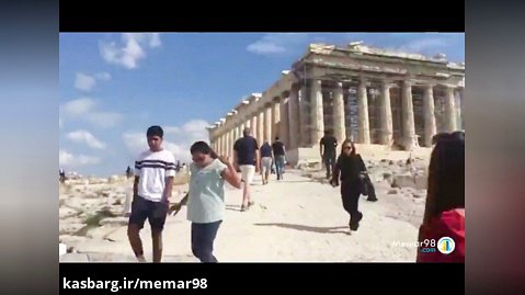 فیلم آکروپولیس در شهر آتن یونان