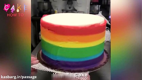 کیک آرایی و نحوه تزیین کیک بسیار زیبا