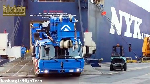 Mega machine, Liebherr world's largest heavy crane equipment, crane truck
