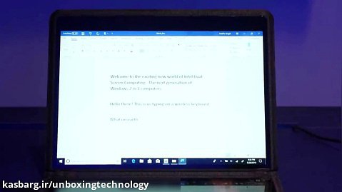 Intel Twin Rivers dual-screen prototype Hands-On at Computex 2019