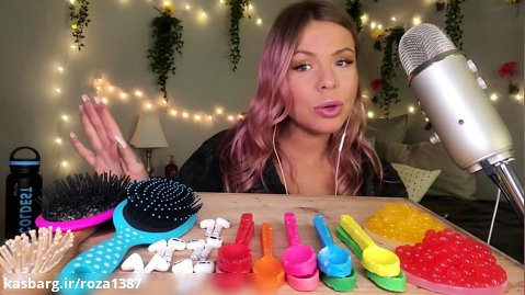 ASMR EDIBLE SPOONS HAIR BRUSH AIRPODS POPPING BOBA (MOST POPULAR FoodW