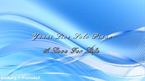 Yanni Live Solo Piano(#A Love For Life#If I Could Tell You)