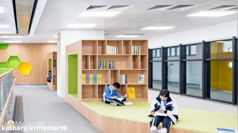 طراحی مدرسه رنگارنگ در شهر شنزن چین