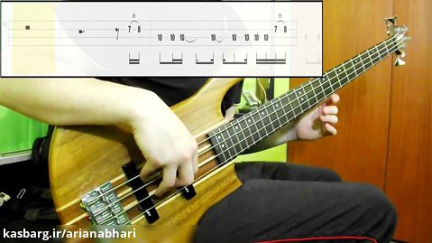 Radiohead - Paranoid Android (Bass Cover) (Play Along Tabs In Video)