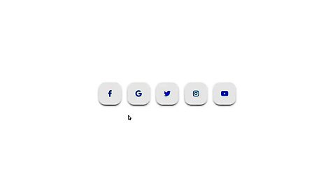 Social media buttons with amazing animation on hover using html  css