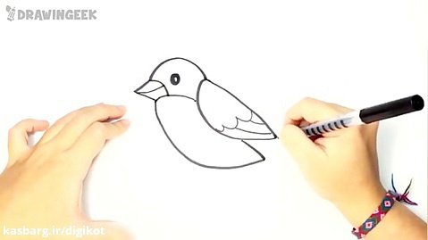 چگونه پرنده بکشیم؟ آموزش نقاشی به کودکان
