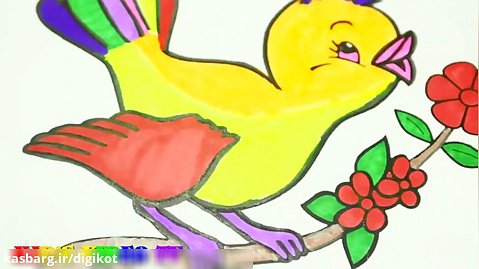 چگونه پرنده بکشیم؟ آموزش نقاشی به کودکان