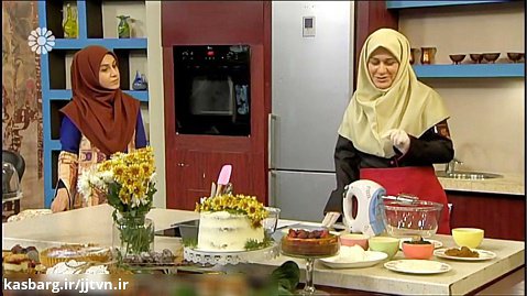کیک بادام و انجیر - اعظم عباسی (کارشناس آشپزی)