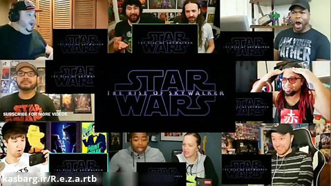 واکنش های زنده به تریلر  Star Wars 9 جنگ ستارگان 9 طلوع اسکای واکر 2019