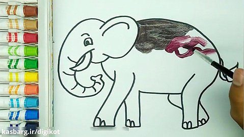 نقاشی فیل