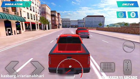 CarMax - Driving Simulator: Red Pick up Truck Driving Fun