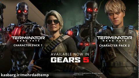 معرفی کاراکترهای Terminator Dark Fate در بازی Gears 5