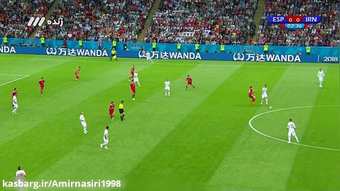 بازی ایران و اسپانیا در جام جهانی 2018