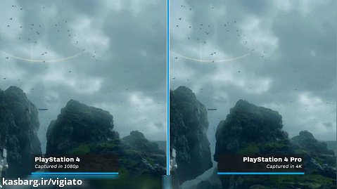 مقایسه گرافیکی Death Stranding روی PS4 و PS4 Pro