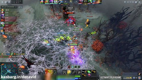 How ARTEEZY counter Broodmother with Genius Mid Pick Dota 2