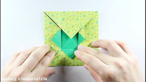 آموزش اوریگامی با کاغذ origami box Designed by SWEET PAPER