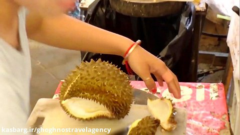 خارگیل (!) ، غذای خیابانی عجیب و بسیار مشهور تایلند! Durian | آژانس ققنوس