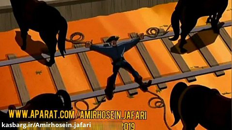 مبارزه بتمن و جونا هکس با گروه دزدان (انیمیشن بتمن بی باک ) - دوبله فارسی