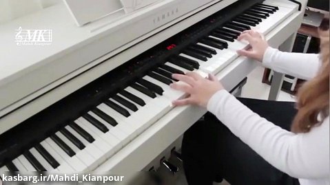 پیانو نوازی زیبای موسیقی فیلم امیلی (Piano Amelie) آموزش پیانو-نت پیانو-ملودیکا