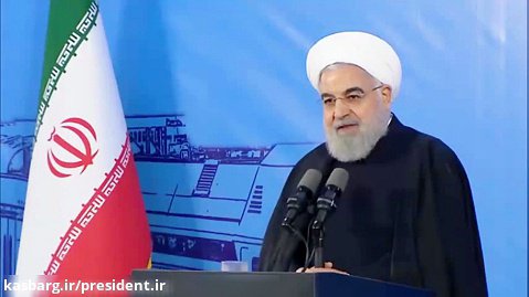 رئیس جمهور در آیین بهره برداری از قطار برقی گلشهر به هشتگرد