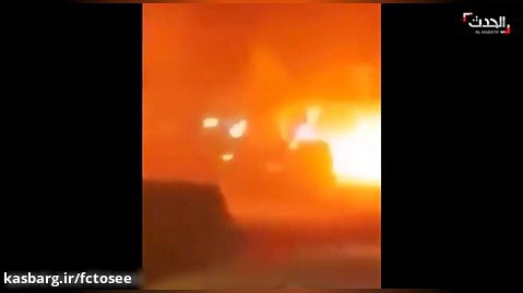 تصاویری که رسانه های سعودی پس از حمله به خودروی شهید سردار قاسم سلیمانی