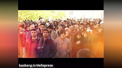 خروش مردم تهران برای بدرقه سردار سلیمانی