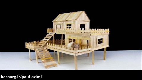ساخت خونه چوبی جالب برای موش صحرایی