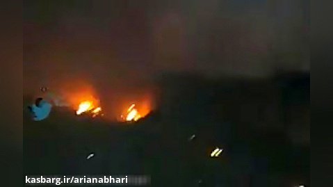 اولین تصویر از سقوط هواپیمای اوکراین