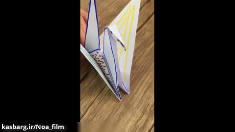 آموزش ساخت پرنده با کاغذ(  اوریگامی پرنده کاغذی)
