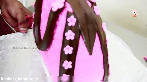 ویدیوی خوشمزه - کیک آرایی - آموزش تزیین کیک مدل کیف