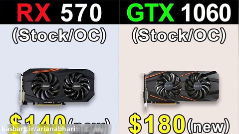 RX 570 Vs. GTX 1060 | Stock and Overclock | New Games Benchmarks