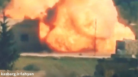 انفجار تانک ارتش سوریه توسط معارضین در ادلب