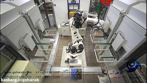 خط تولید رباتیک پمپ FLUID O TECH ایتالیا
