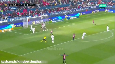 خلاصه بازی Osasuna vs Real Madrid 4-1