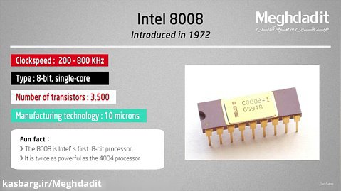 تاریخچه جالبه پردازنده های اینتل از سال 1971 تا 2017