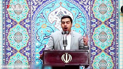 مدیحه سرائی حنیف طاهری در محضر رهبر انقلاب