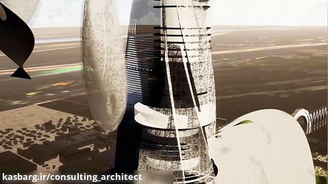Skyscraper in tehran 2050