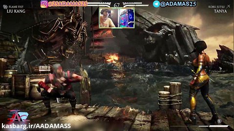 گیم پلی خشن بازی Mortal Kombat XL با شخصیت LIU KANG