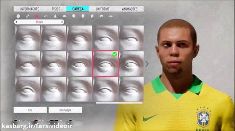رونالدو در FIFA 20 آموزش ساخت چهره و خوشحالی گل